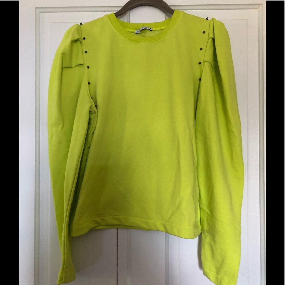 Zara Spiked Studded Sweatshirt